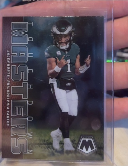 2023 Panini Mosaic Touchdown Masters #TM-JHT Jalen Hurts — front
