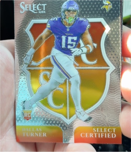 2024 Panini Select Certified #11 Dallas Turner — front