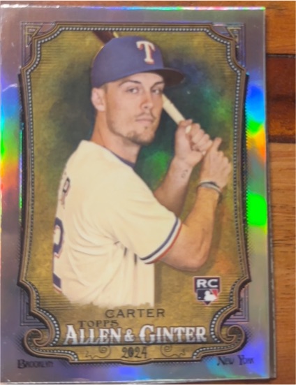 2024 Topps Allen & Ginter Chrome #96 Evan Carter — front