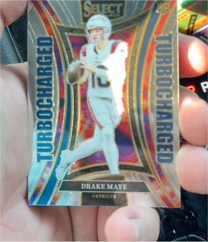 2024 Panini Select #24 Drake Maye Turbocharged — front