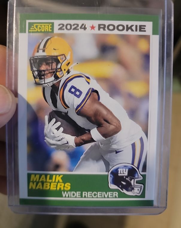 2024 Panini Score 35th Anniversary Rookie #5 Malik Nabers — front