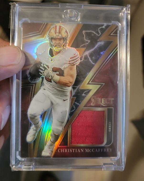 2022 Panini Select #SP-3 Christian McCaffrey — front