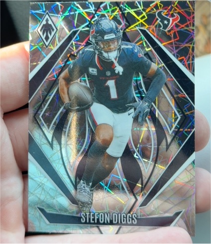 2024 Panini Phoenix Lazer Prizm #129 Stefon Diggs — front