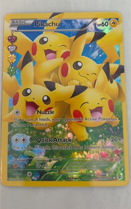 2016 Pokémon Generations Radiant Collection #RC29 Pikachu — front