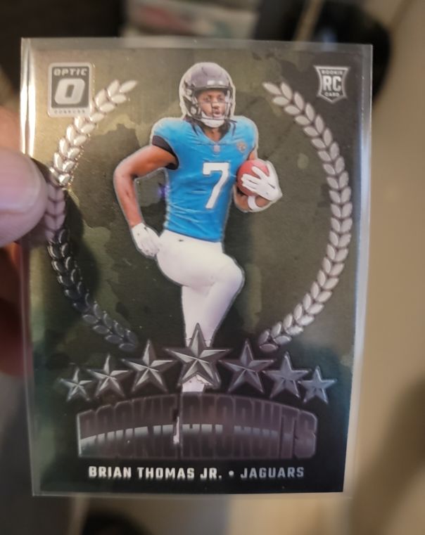 2024 Donruss Optic #12 Brian Thomas Jr. Rookie Recruits — front