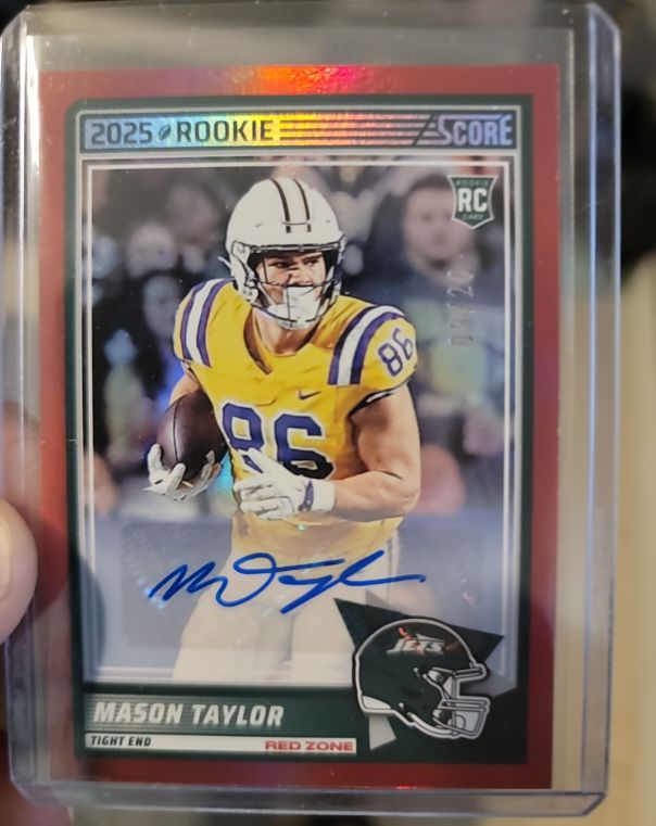 2025 Panini Score #7 Mason Taylor — front