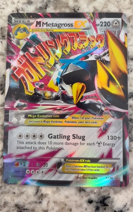 2014 Pokémon Mega Metagross EX #XY35 — front