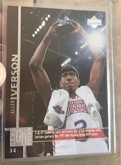 1997-98 Upper Deck #93 Allen Iverson — front