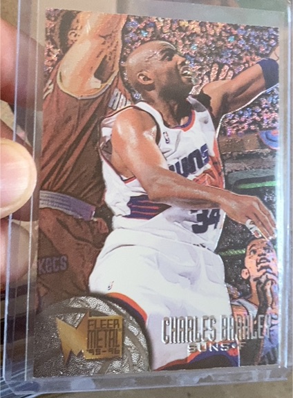 1995-96 Fleer Metal #84 Charles Barkley — front