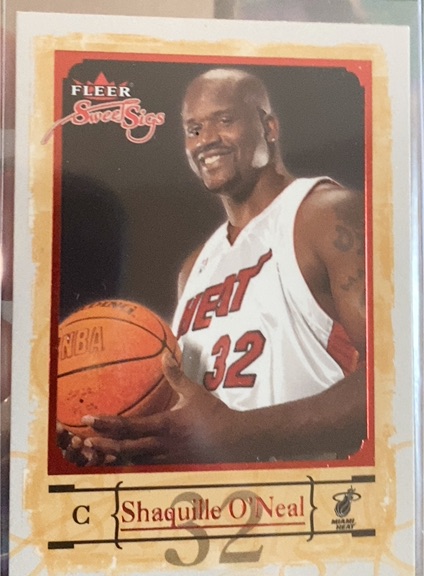 2004-05 Fleer Sweet Sigs #37 Shaquille O'Neal — front