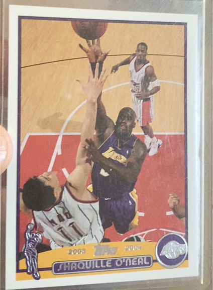 2003-04 Topps #34 Shaquille O'Neal — front