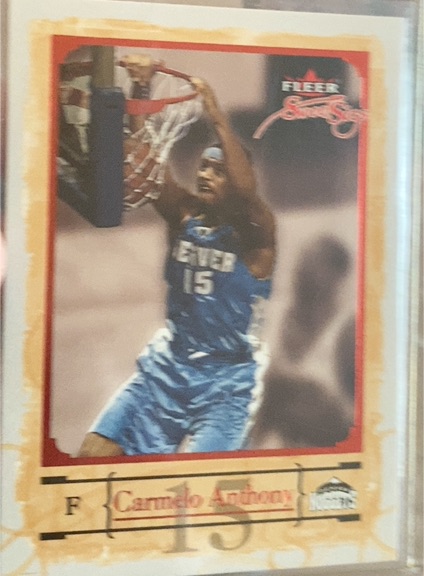 2004-05 Fleer Sweet Sigs #22 Carmelo Anthony — front