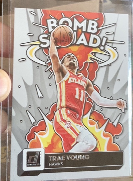 2022-23 Panini Donruss #11 Trae Young Bomb Squad — front