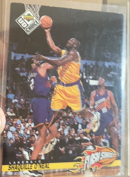 1998 UD Choice #168 Shaquille O'Neal — front