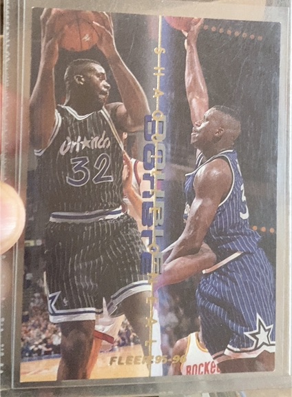 1995-96 Fleer #10 Shaquille O'Neal Double Double — front