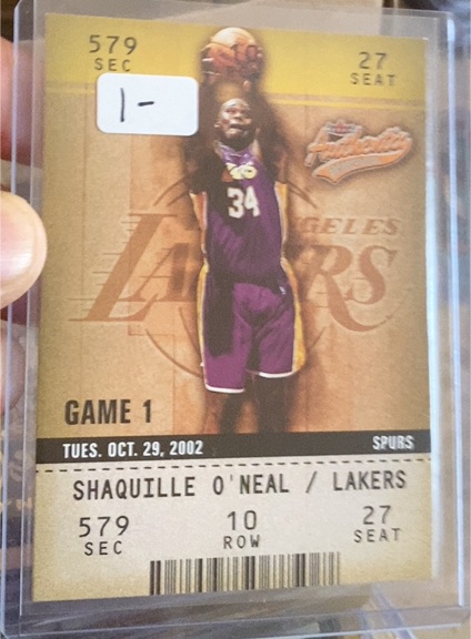 2002-03 Fleer Authentix #84 Shaquille O'Neal — front