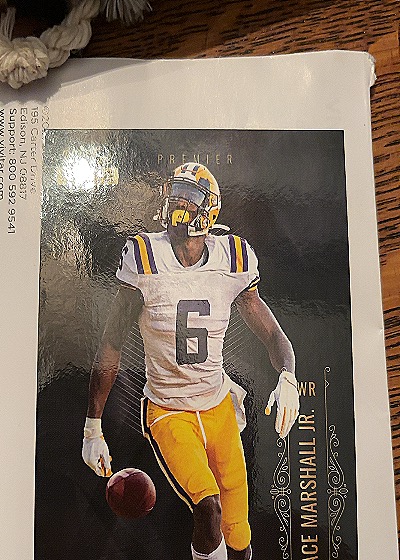 2021 Wild Card Matte Premier #MBC-13 Terrace Marshall Jr. — front