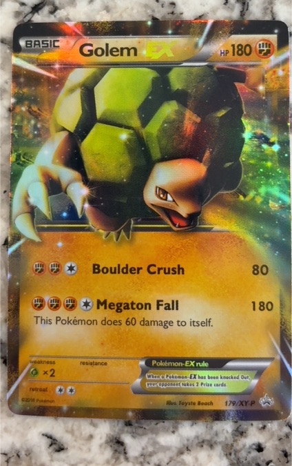 2016 Pokémon XY Generations #46 Golem EX — front