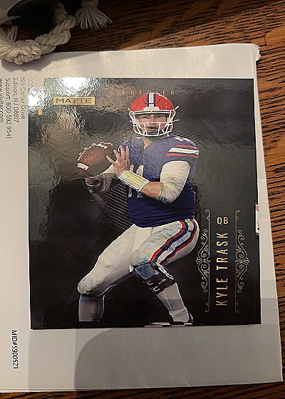 2021 Wild Card Matte Premier #MBC-4 Kyle Trask — front