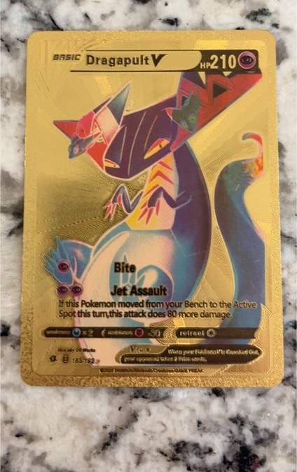 2020 Pokémon #183 Dragapult V — front