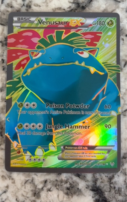 2014 Pokémon XY #141 Venusaur EX — front