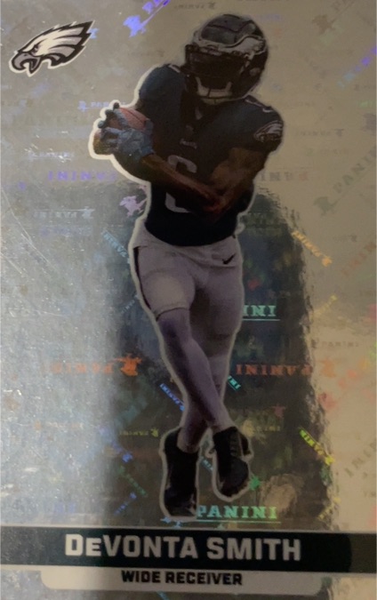 2023 Panini NFL Sticker #336 DeVonta Smith — front