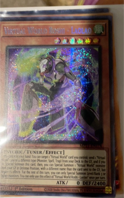 2020 Yu-Gi-Oh! MP21-EN174 Virtual World Roshi - Laolao — front