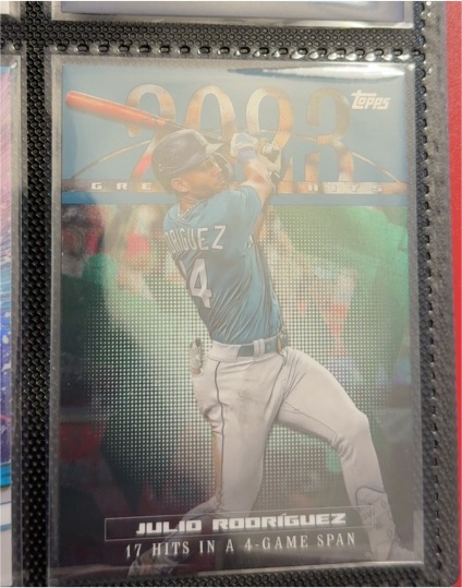 2024 Topps Series 1 2023 Greatest Hits #23GH-17 Julio Rodriguez — front