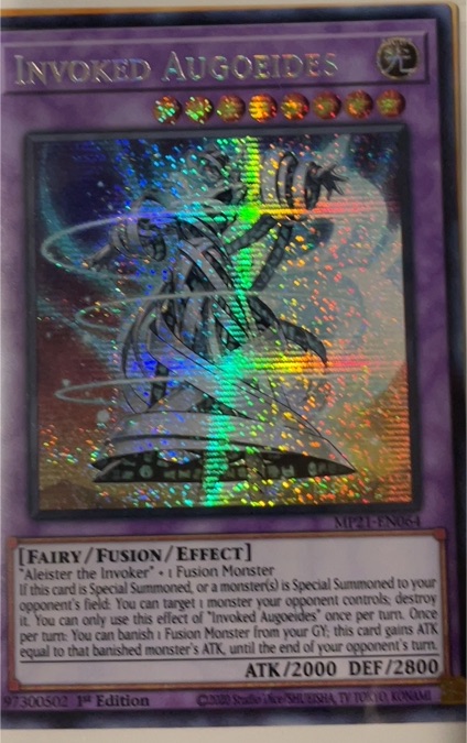 Yu-Gi-Oh! 2018 MP21-EN064 Invoked Augoeides — front