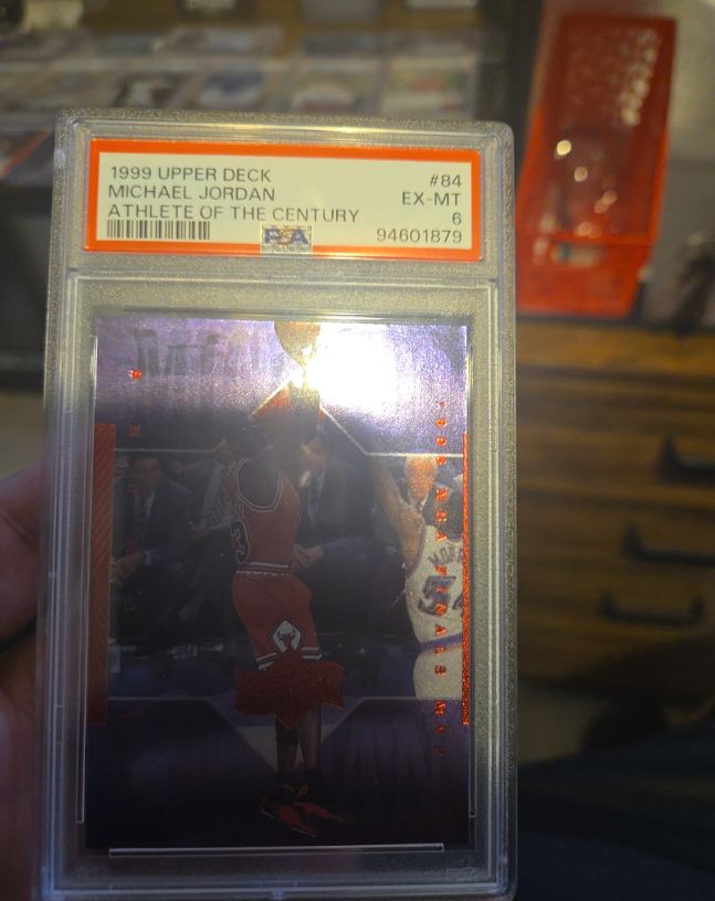 1999 Upper Deck #84 Michael Jordan Athlete of the Century — front