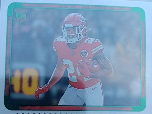 2020 Score #216 Clyde Edwards-Helaire — front