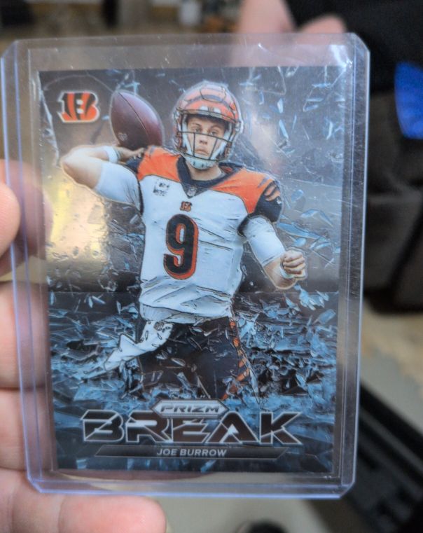 2021 Panini Prizm #PB-2 Joe Burrow Prizm Break — front