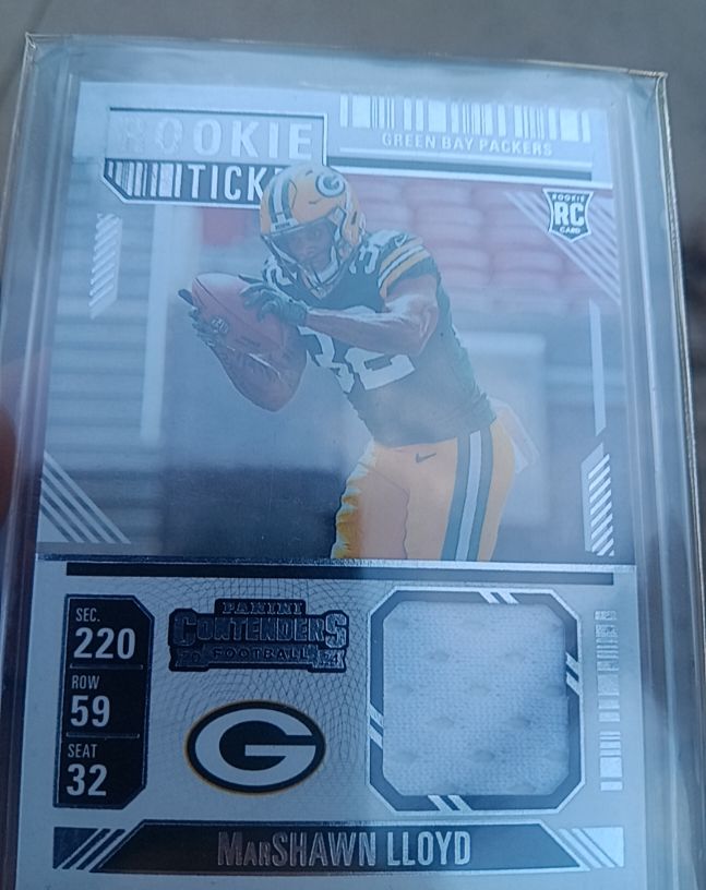 2024 Panini Contenders Rookie Ticket Patch #RTS-MLD Marshawn Lloyd — front