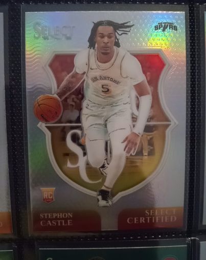2024-25 Panini Select #19 Stephon Castle Select Certified — front