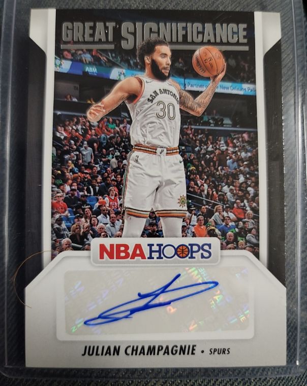 2024-25 Panini NBA Hoops #GS-JCS Julian Champagnie Great Significance — front