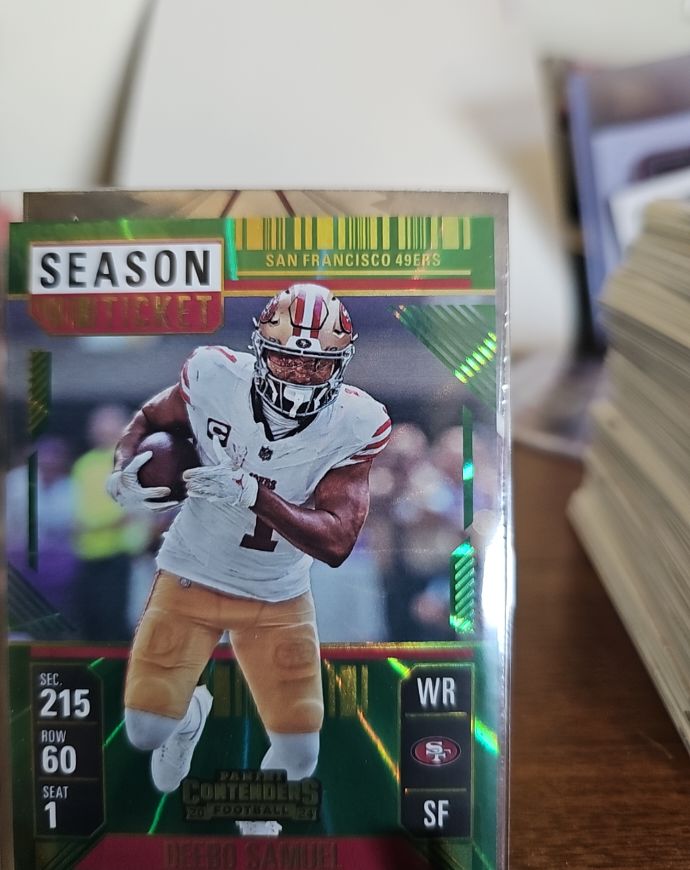 2024 Panini Contenders #87 Season Ticket Deebo Samuel — front