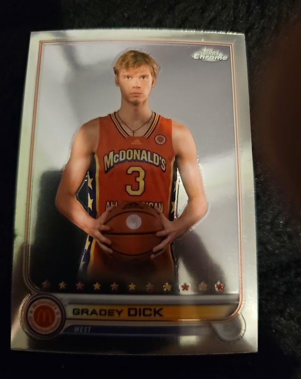 2022 Topps Chrome McDonald's All-American #64 Gradey Dick — front