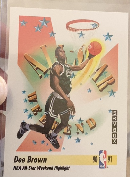 1991-92 SkyBox #315 Dee Brown — front