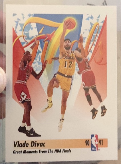1991-92 SkyBox #335 Vlade Divac — front