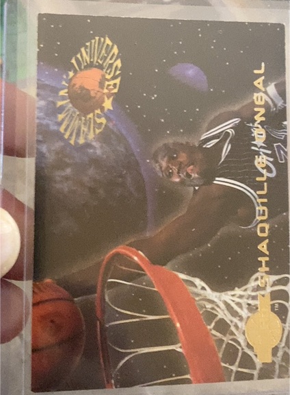 1996 SkyBox Shaquille O'Neal #1 — front