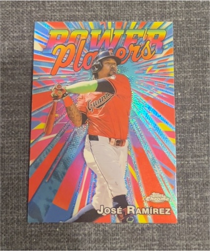 2025 Topps Chrome Power Players #PP-14 José Ramírez — front