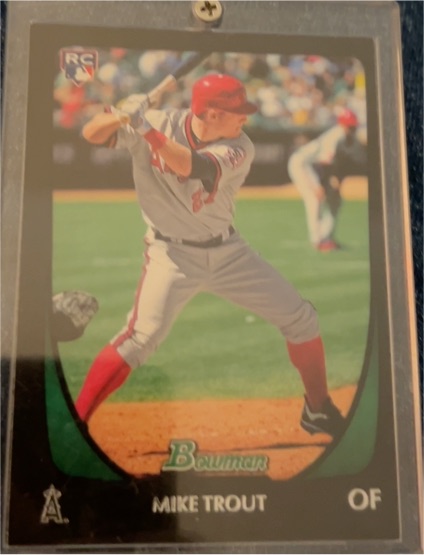 2011 Bowman Draft #101 Mike Trout — front
