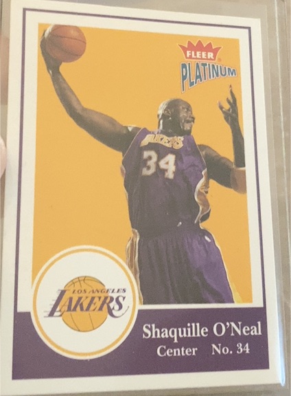 2003-04 Fleer Platinum #70 Shaquille O'Neal — front