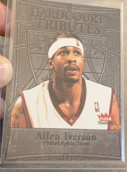2004-05 Fleer Tradition Hardcourt Tributes #1HT Allen Iverson — front