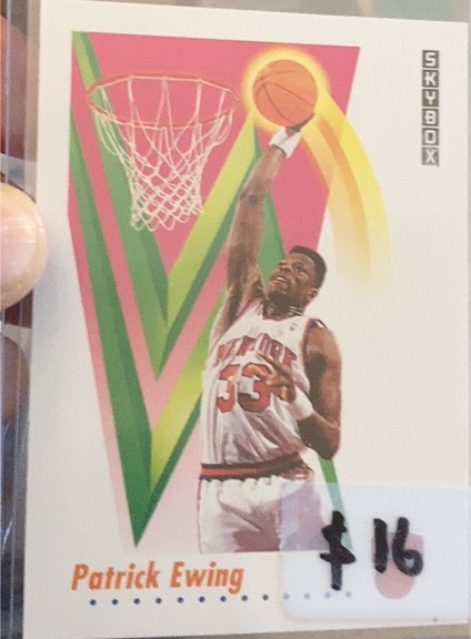 1991 SkyBox #189 Patrick Ewing — front