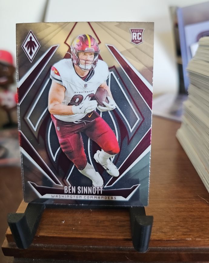 2024 Panini Phoenix Ben Sinnott Washington Commanders Rookie Card — front