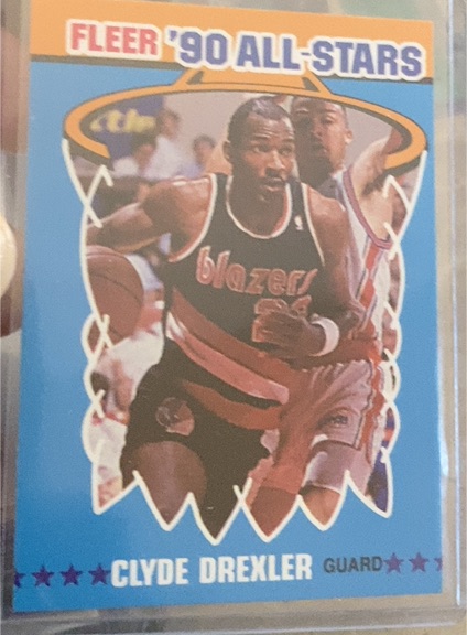 1990 Fleer All-Stars #11 Clyde Drexler — front