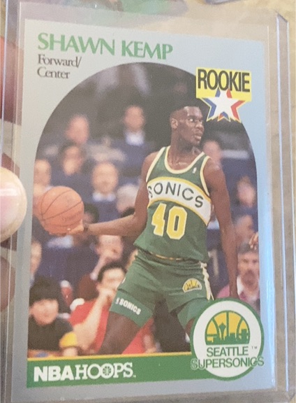 1990-91 Hoops #279 Shawn Kemp — front
