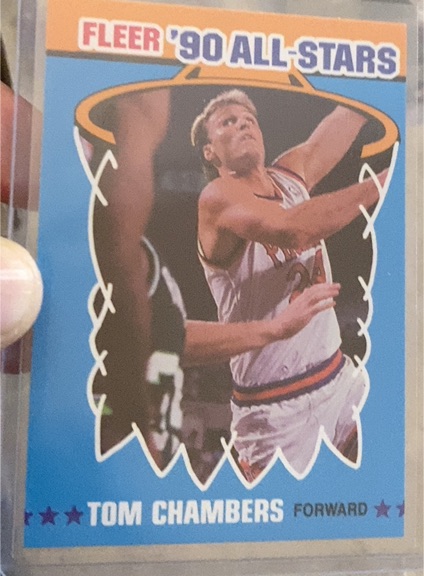 1990-91 Fleer #8 Tom Chambers All-Stars — front