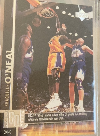 1997-98 Upper Deck #242 Shaquille O'Neal — front